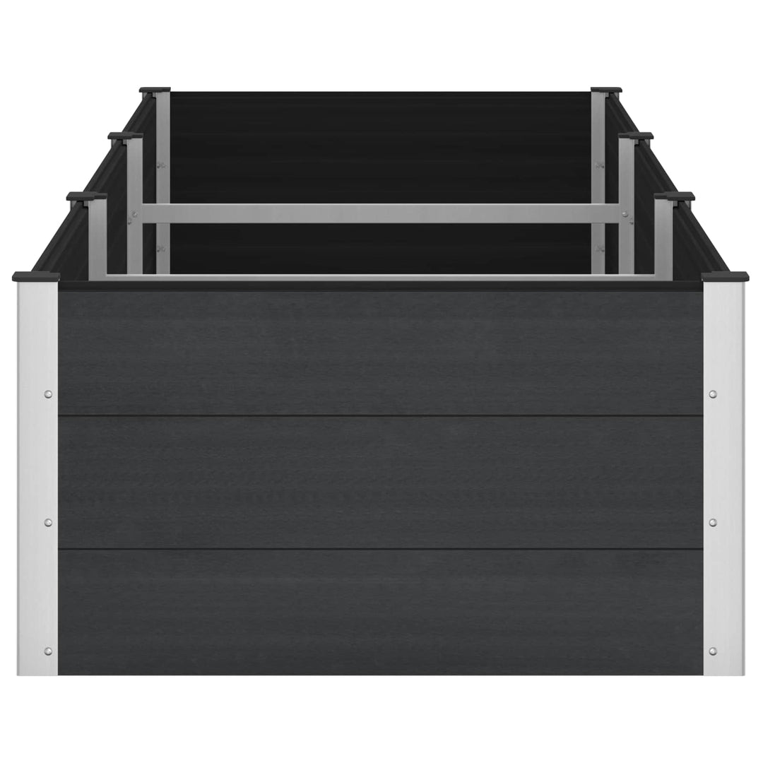 Højbed Sort 300 x 100 x 54 cm