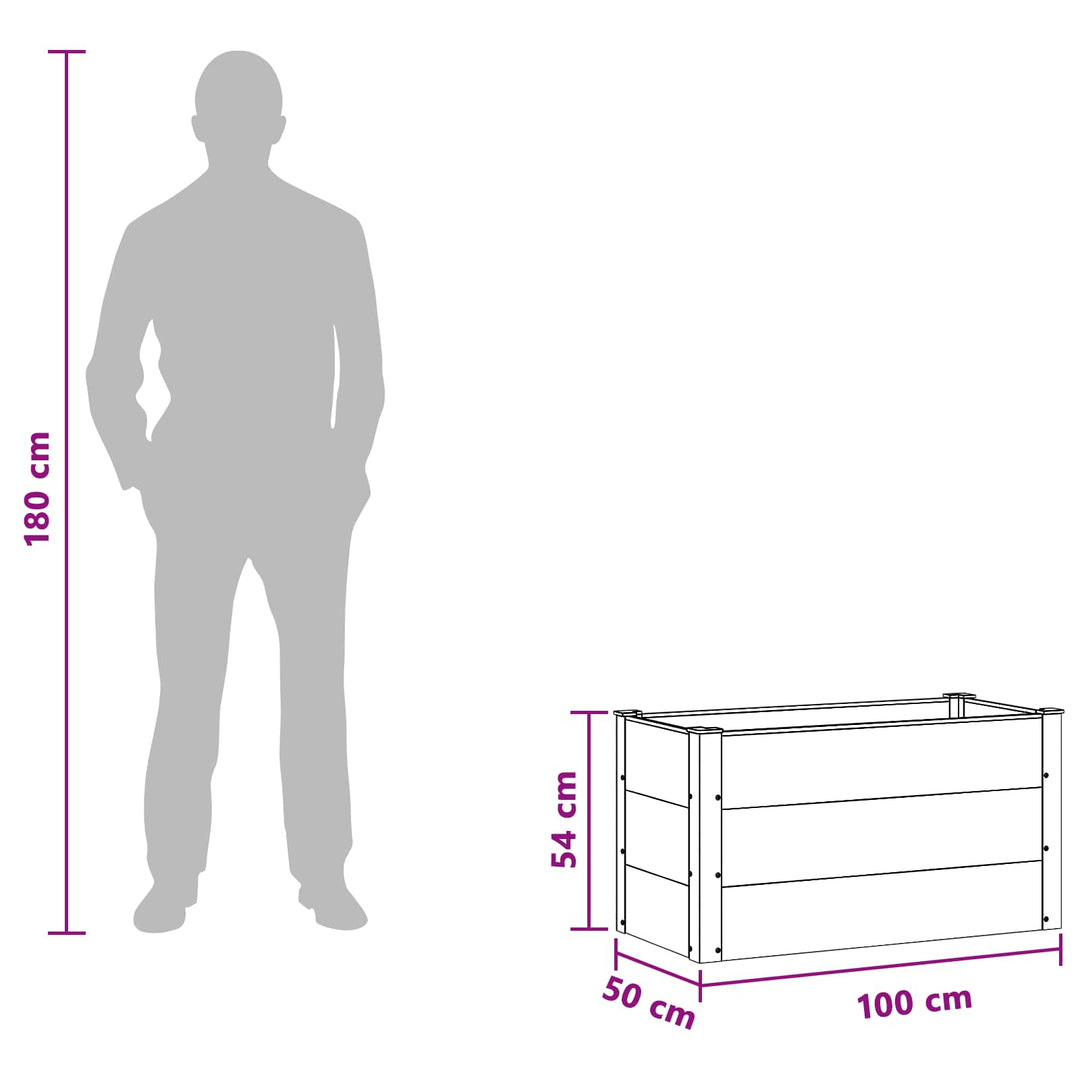 Højbed Brun 100 x 50 x 54 cm