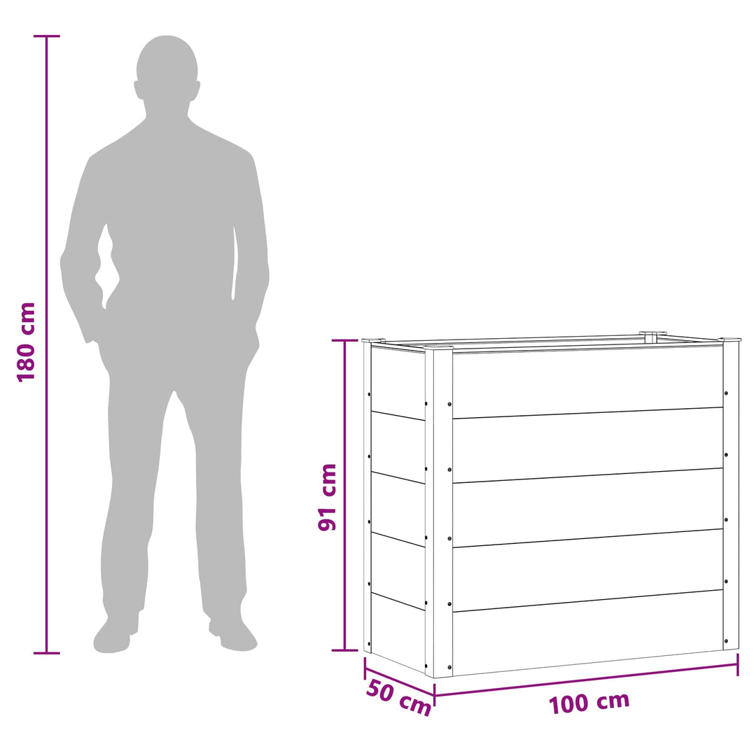 Højbed Brun 100 x 50 x 91 cm