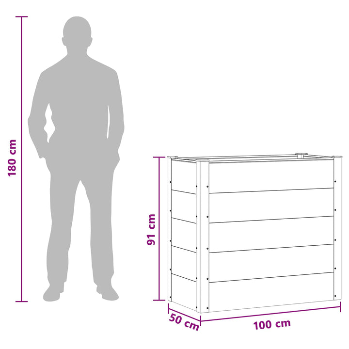 Højbed Brun 100 x 50 x 91 cm