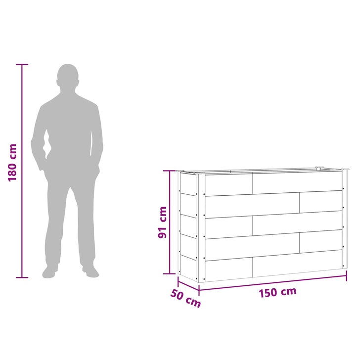 Højbed Brun 150 x 50 x 91 cm