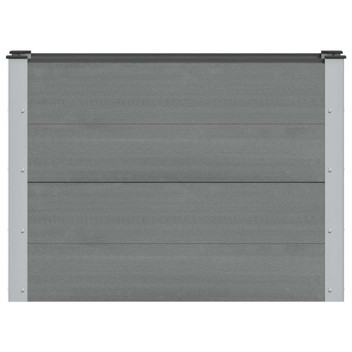 Højbed Grå 100 x 30 x 72 cm