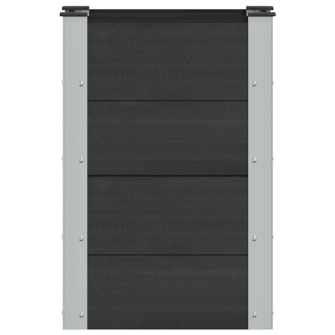Højbed Sort 50 x 30 x 72 cm