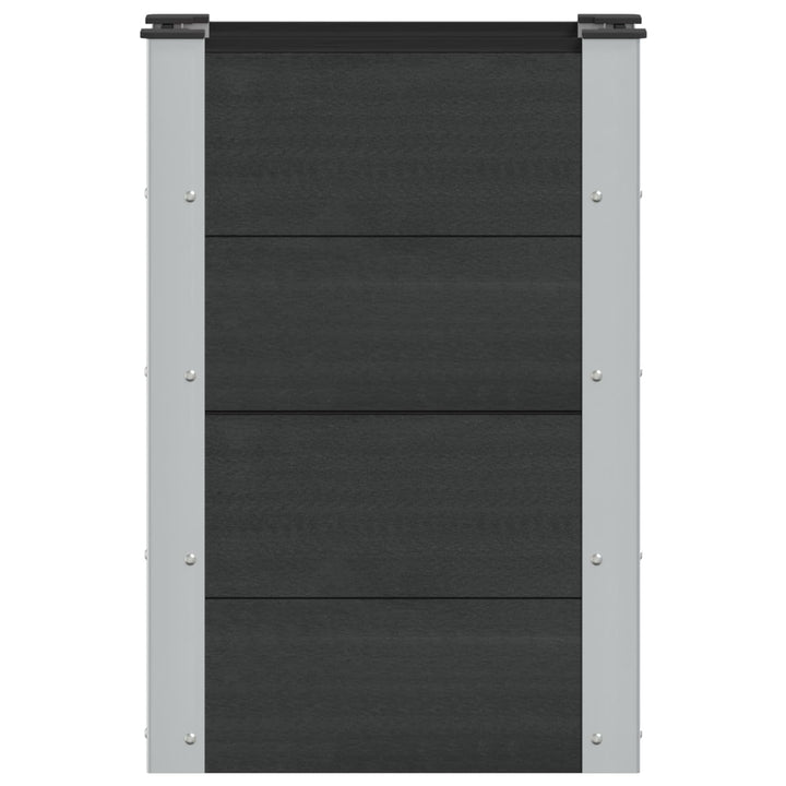 Højbed Sort 50 x 30 x 72 cm
