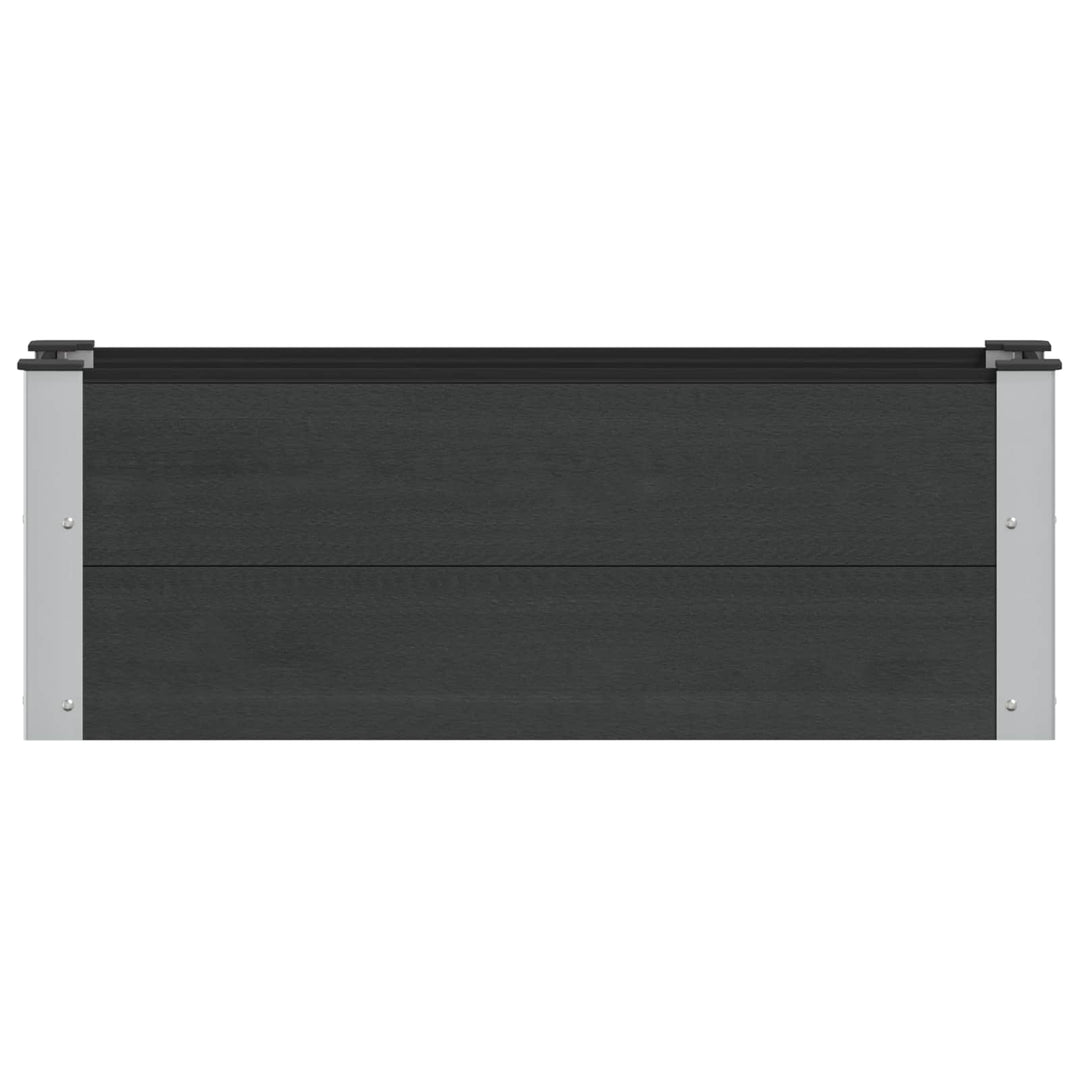 Højbed Sort 100 x 30 x 36 cm