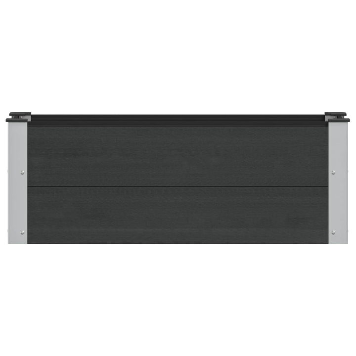 Højbed Sort 100 x 30 x 36 cm