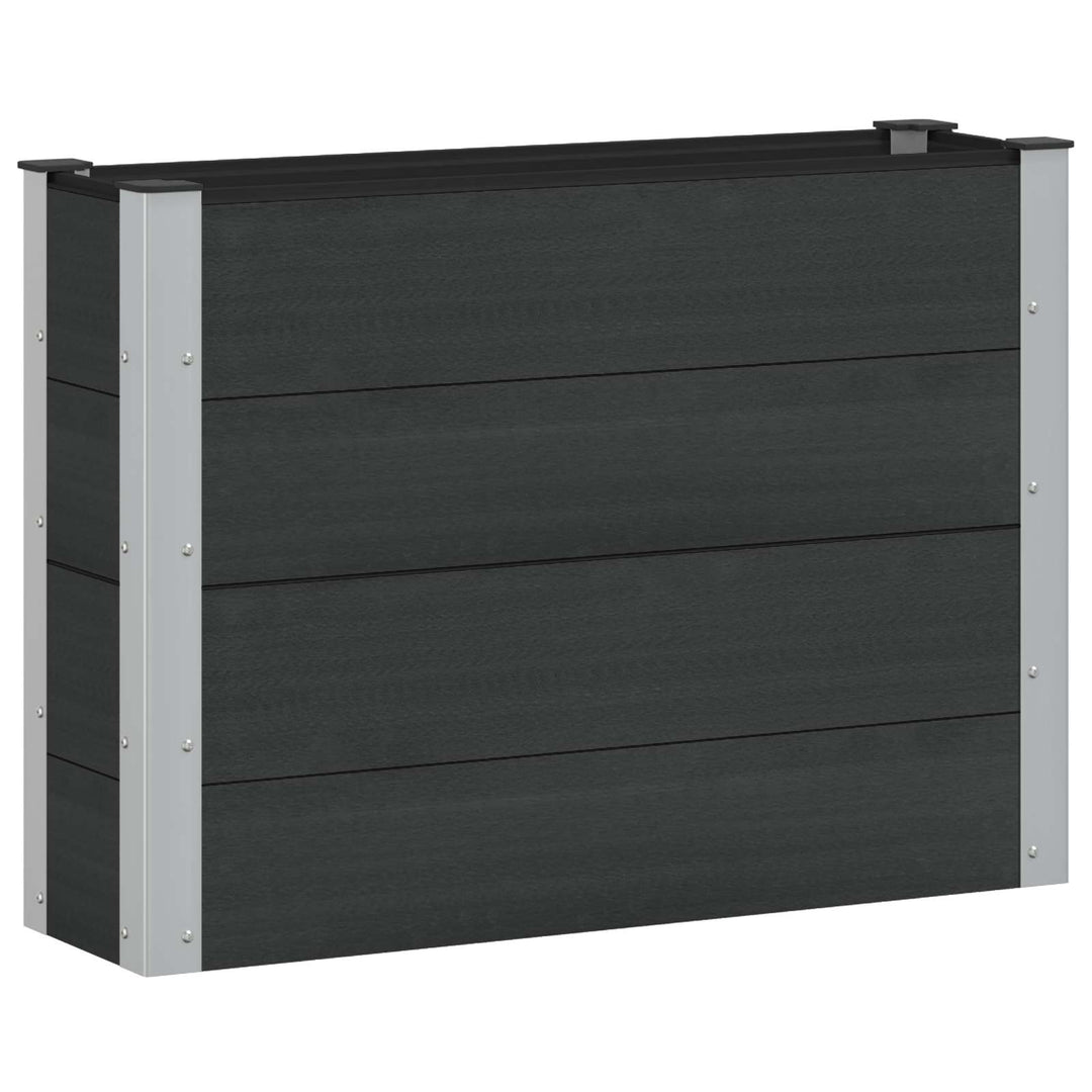 Højbed Sort 100 x 30 x 72 cm