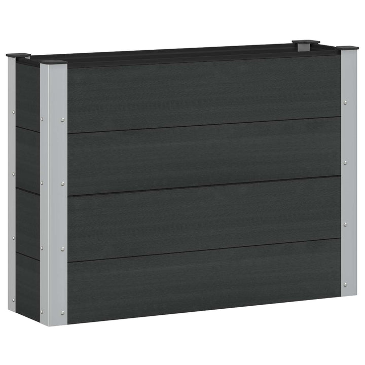 Højbed Sort 100 x 30 x 72 cm