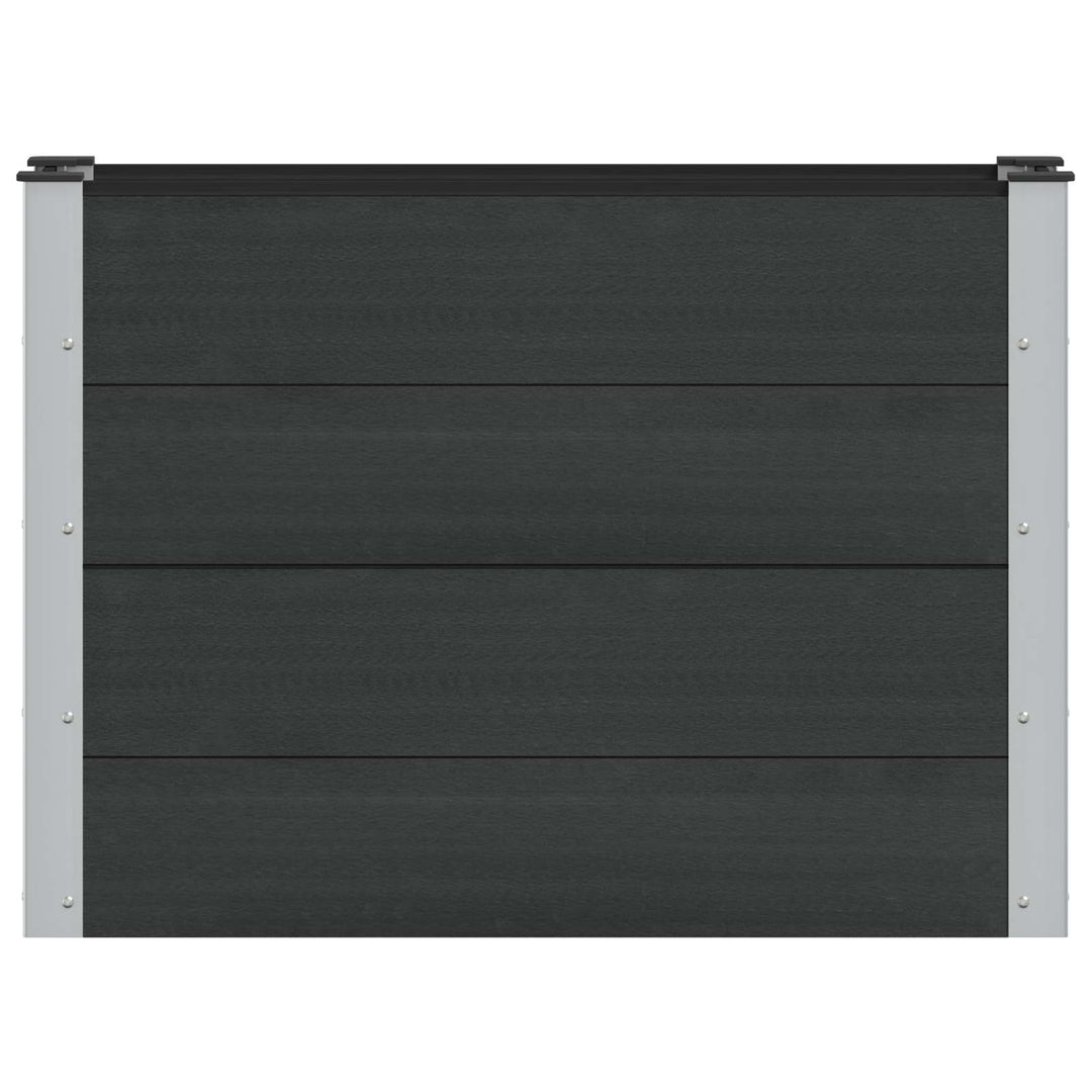 Højbed Sort 100 x 30 x 72 cm
