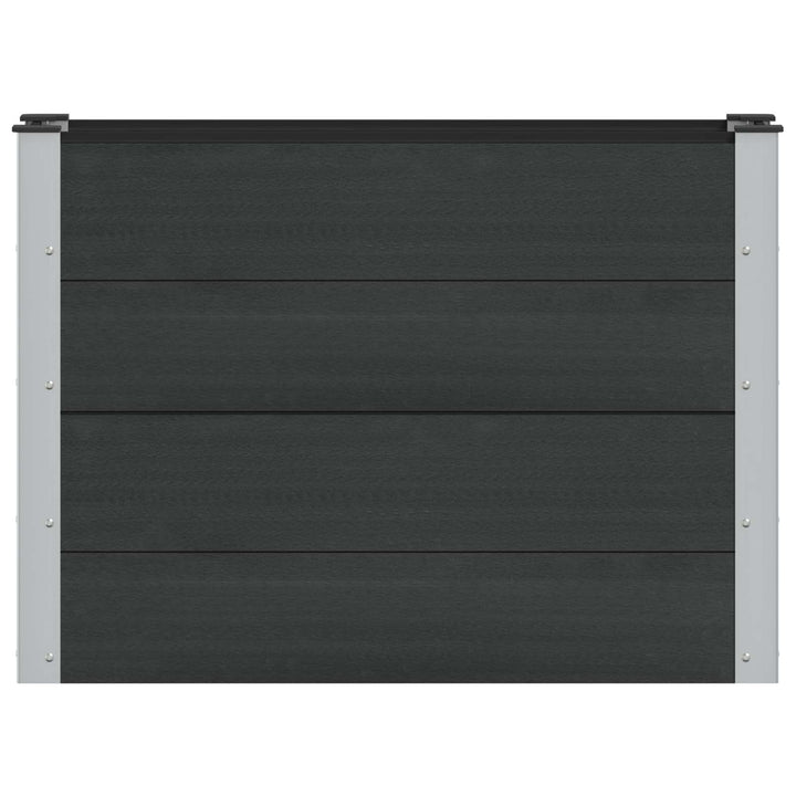 Højbed Sort 100 x 30 x 72 cm