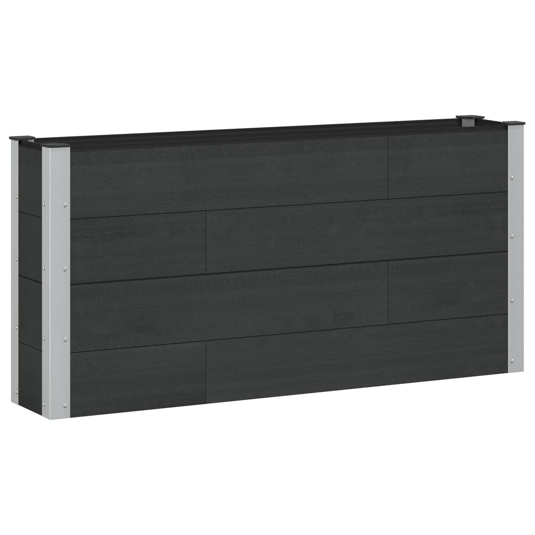 Højbed Sort 150 x 30 x 72 cm