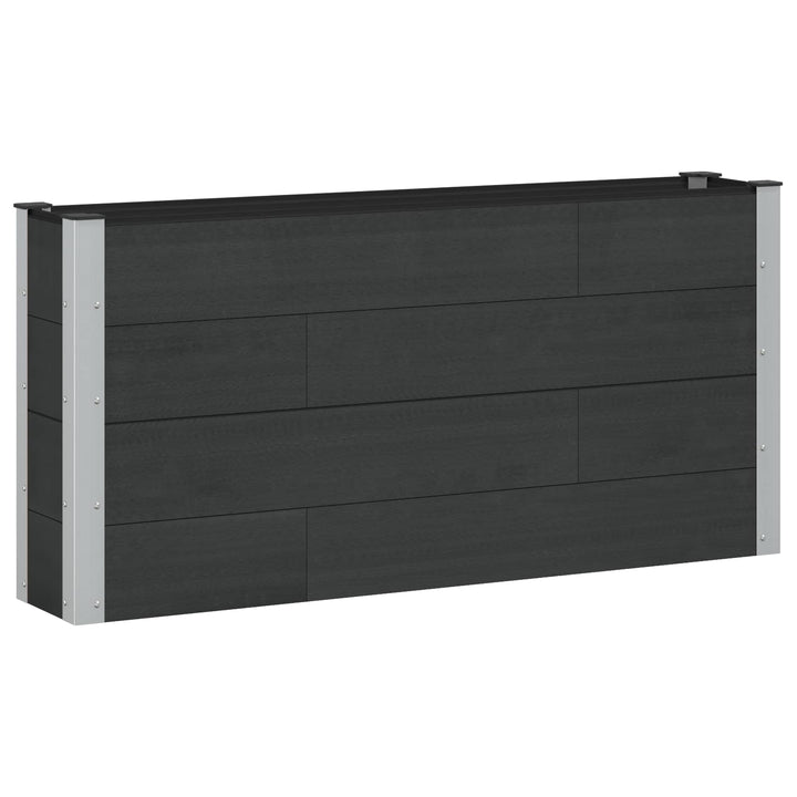 Højbed Sort 150 x 30 x 72 cm
