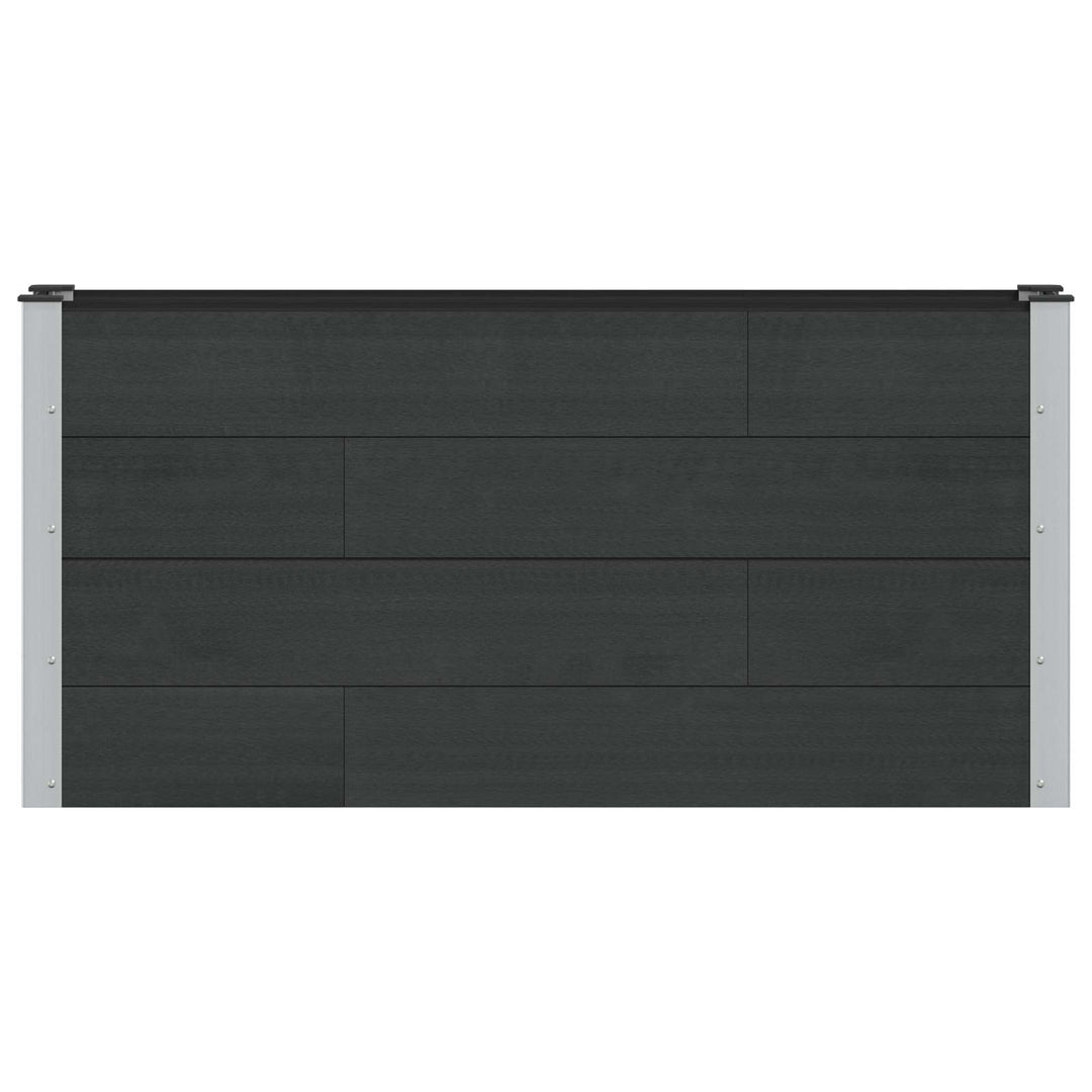 Højbed Sort 150 x 30 x 72 cm