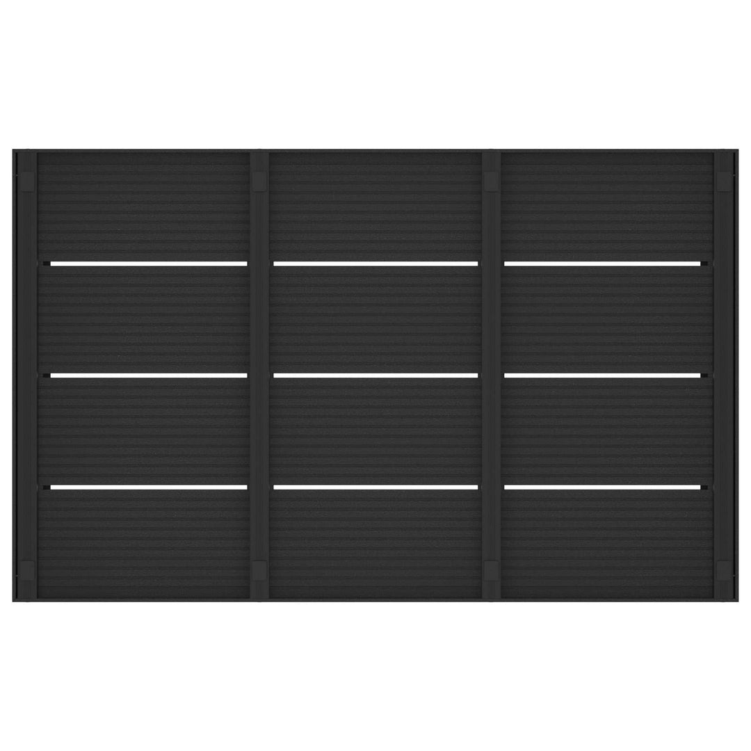 Bruser Baseplade Sort 101 x 63 x 5,5 cm WPC
