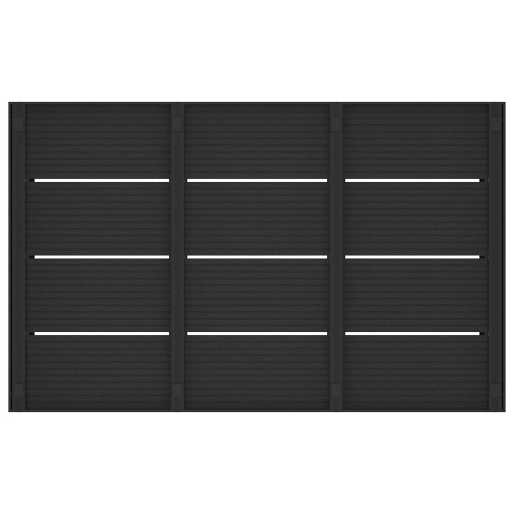 Bruser Baseplade Sort 101 x 63 x 5,5 cm WPC