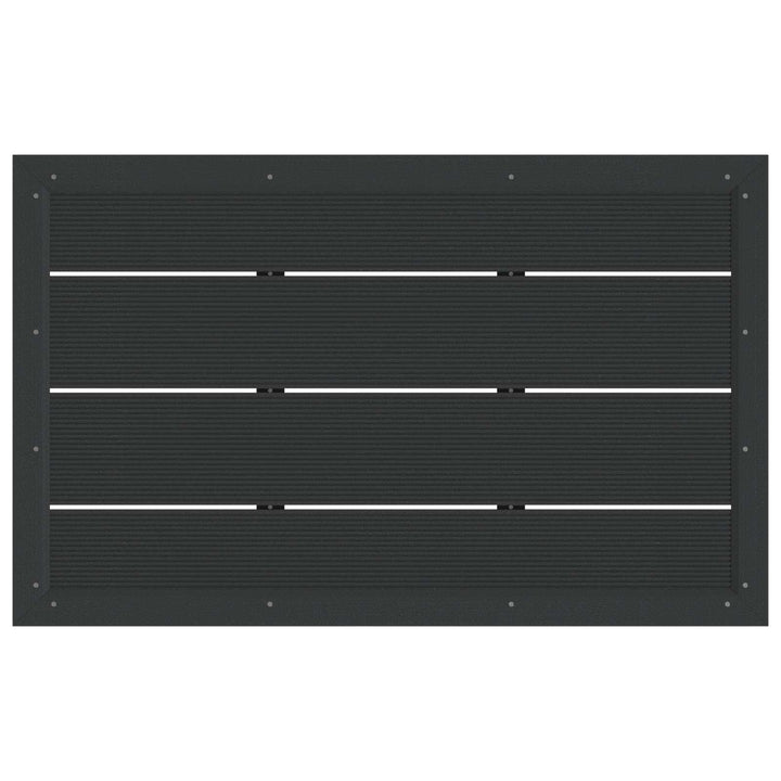 Bruser Baseplade Sort 101 x 63 x 5,5 cm WPC