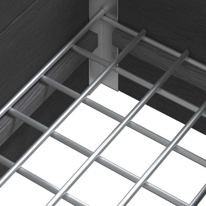 Højbed Grå 50 x 30 x 22 cm WPC og Aluminium