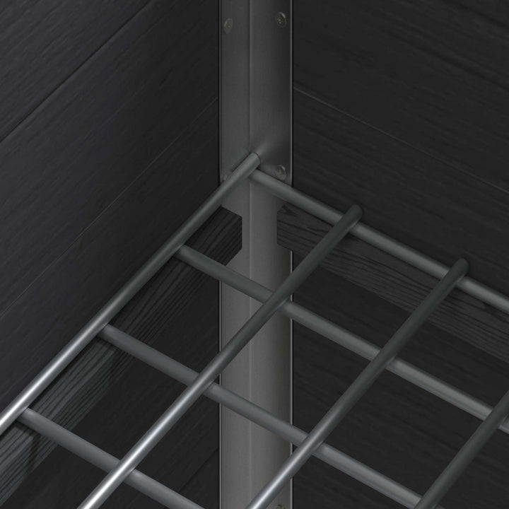 Højbed Grå 75 x 30 x 22 cm WPC og Aluminium