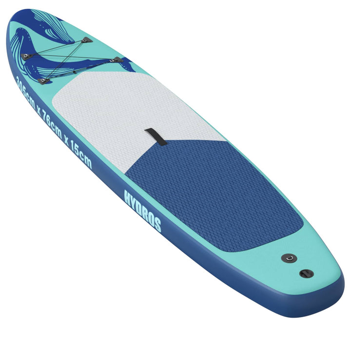 Oppustelig Stand Up Paddle Board HYDROS 305 x 76 x 15 cm Turkis
