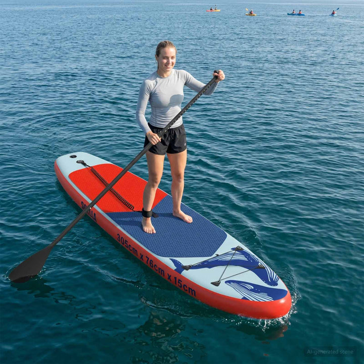 Oppustelig Stand Up Paddle Board SCYLLA 305 x 76 x 15 cm Blå