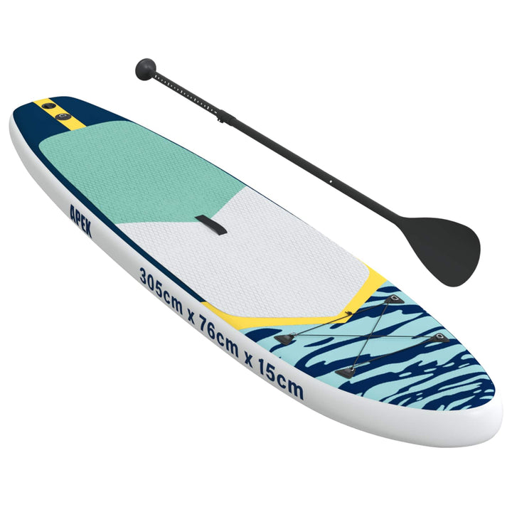 Oppustelig Stand Up Paddle Board APEX 305 x 76 x 15 cm Blå til