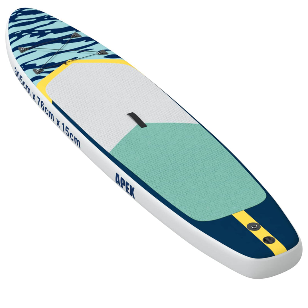 Oppustelig Stand Up Paddle Board APEX 305 x 76 x 15 cm Blå til