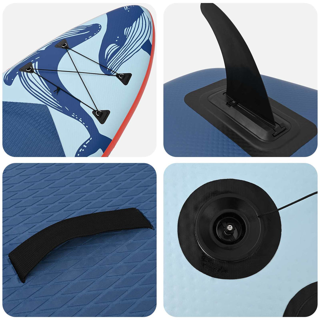 Oppustelig Stand Up Paddle Board SCYLLA 335 x 76 x 15 cm Blå