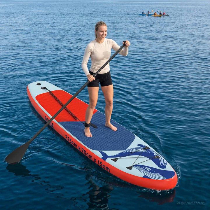 Oppustelig Stand Up Paddle Board SCYLLA 335 x 76 x 15 cm Blå