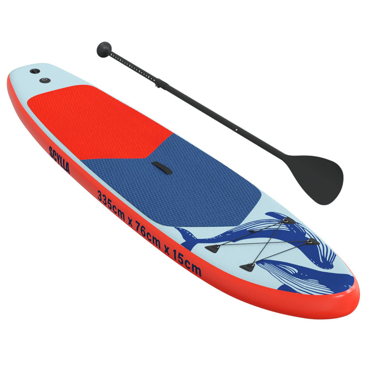 Oppustelig Stand Up Paddle Board SCYLLA 335 x 76 x 15 cm Blå