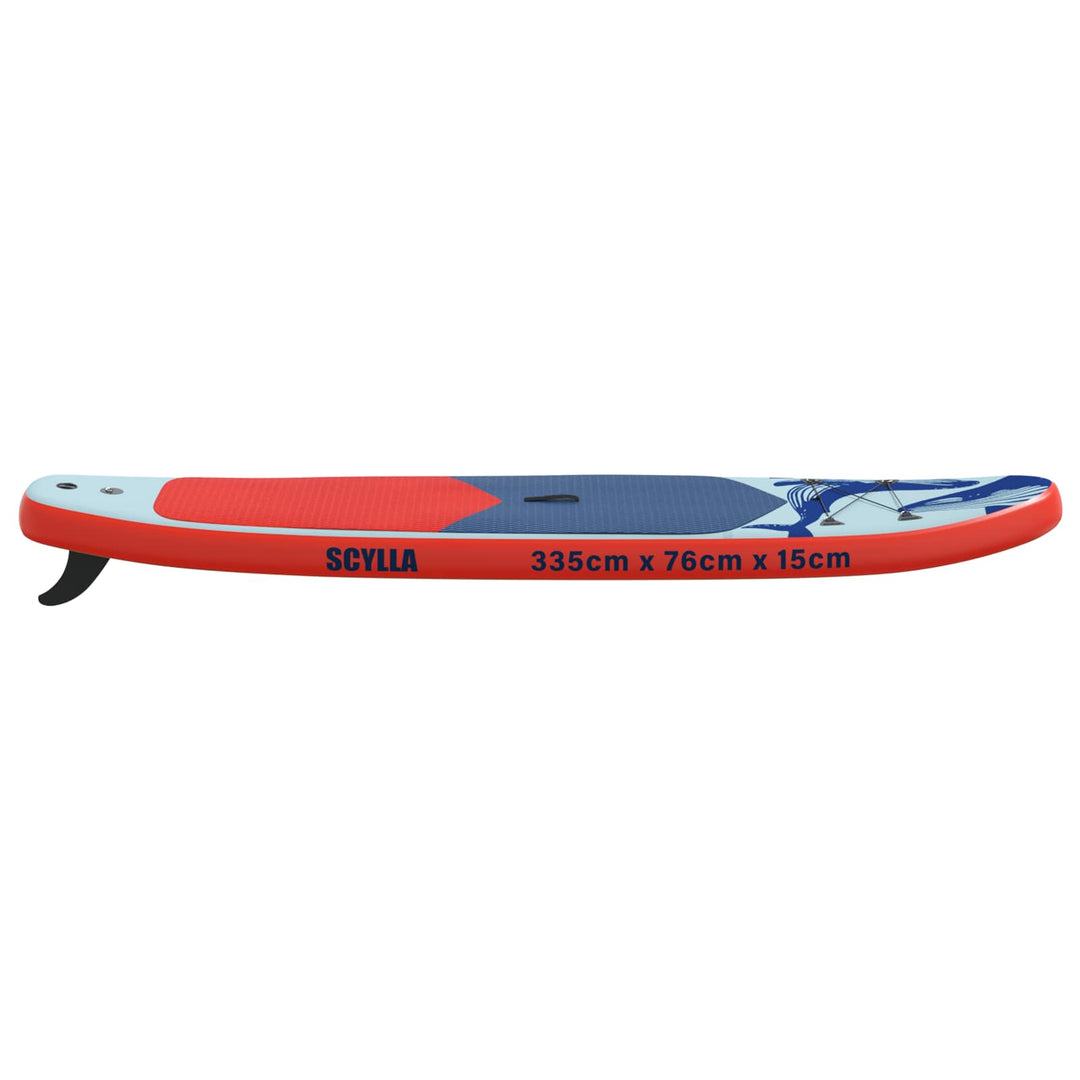 Oppustelig Stand Up Paddle Board SCYLLA 335 x 76 x 15 cm Blå