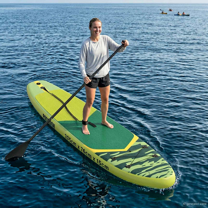 Oppustelig Stand Up Paddle Board POSEIDON 335 x 76 x 15 cm til