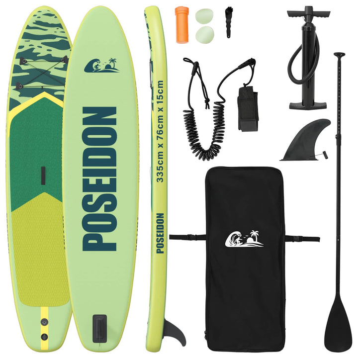 Oppustelig Stand Up Paddle Board POSEIDON 335 x 76 x 15 cm til