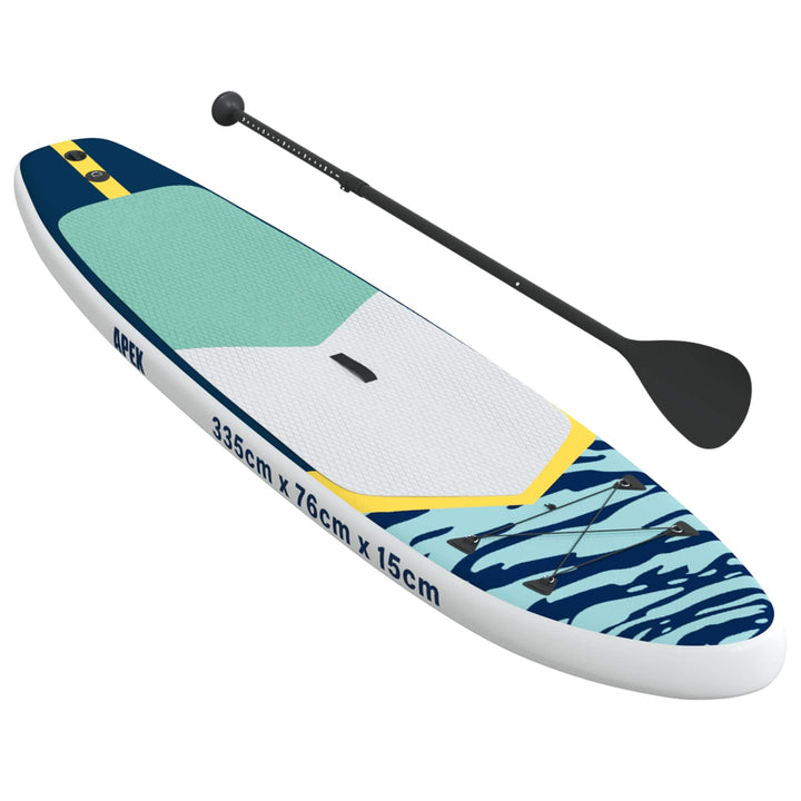 Oppustelig Stand Up Paddle Board APEX 335 x 76 x 15 cm Blå til