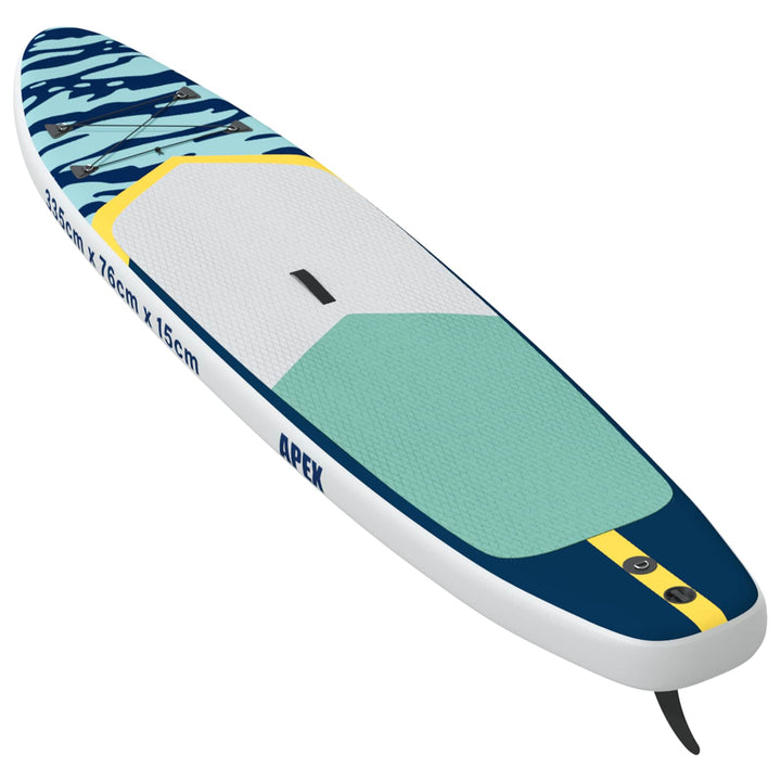 Oppustelig Stand Up Paddle Board APEX 335 x 76 x 15 cm Blå til