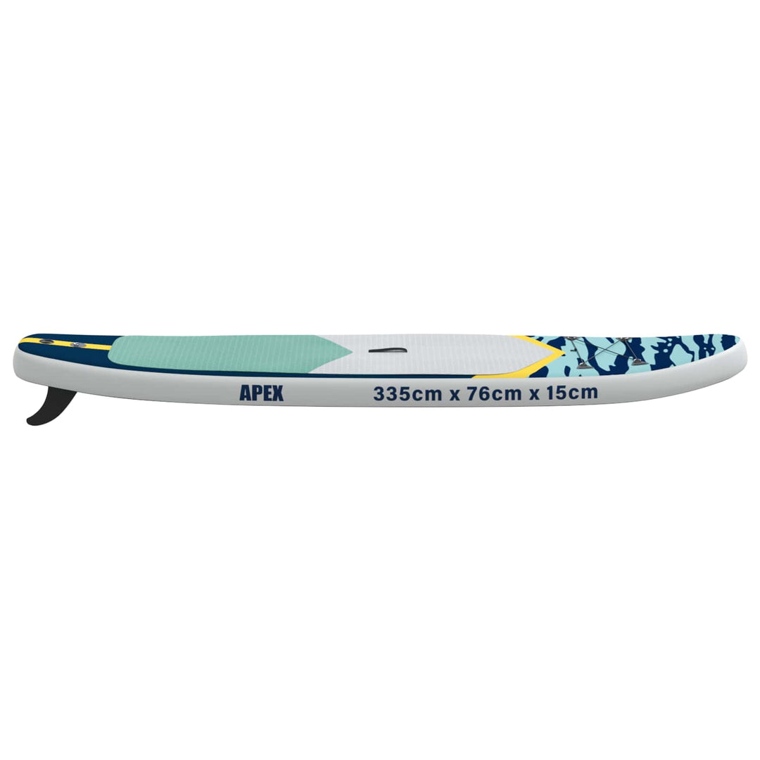 Oppustelig Stand Up Paddle Board APEX 335 x 76 x 15 cm Blå til