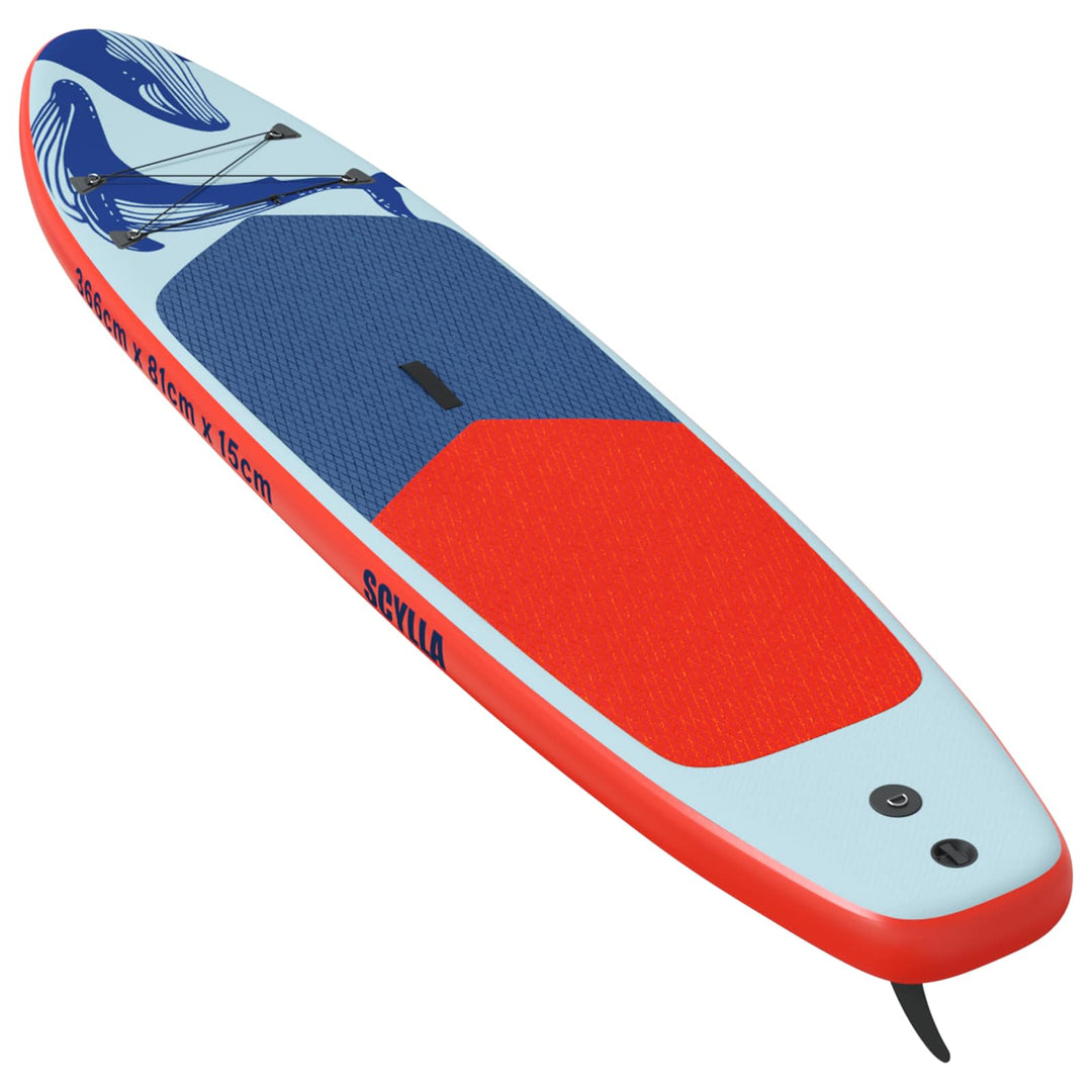 Oppustelig Stand Up Paddle Board SCYLLA 366 x 81 x 15 cm Blå