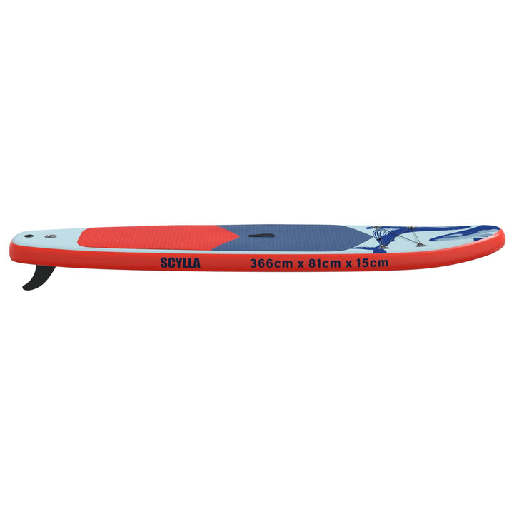 Oppustelig Stand Up Paddle Board SCYLLA 366 x 81 x 15 cm Blå