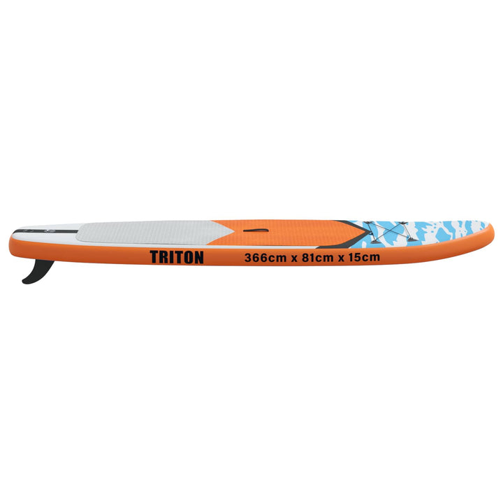 Oppustelig Stand Up Paddle Board TRITON 366 x 81 x 15 cm Blå
