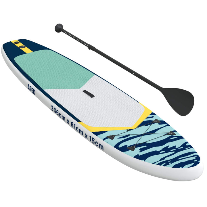 Oppustelig Stand Up Paddle Board APEX 366 x 81 x 15 cm Blå til