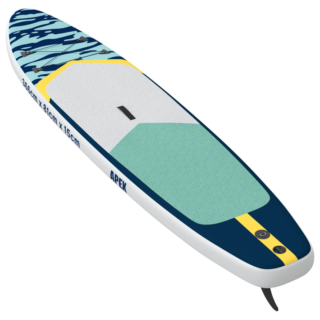 Oppustelig Stand Up Paddle Board APEX 366 x 81 x 15 cm Blå til
