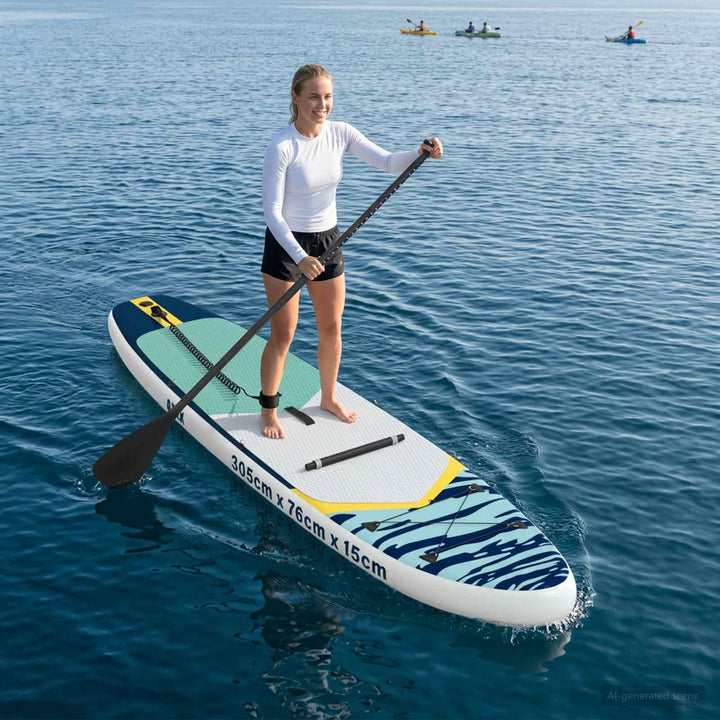 SUP board med sæde 2-i-1 APEX 305 x 76 x 15 cm Blå