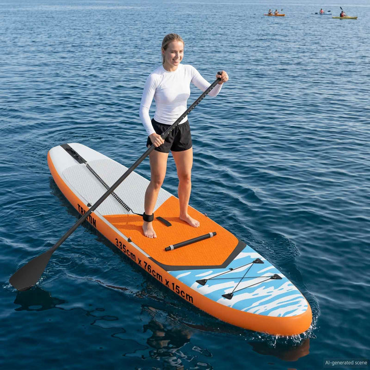 SUP board med sæde 2-i-1 TRITON 335 x 76 x 15 cm Blå