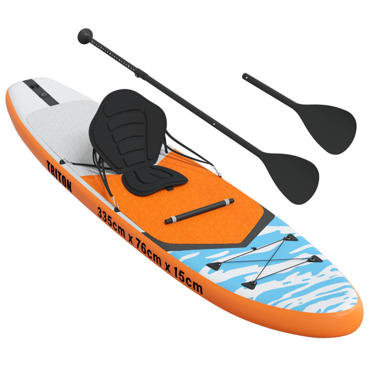 SUP board med sæde 2-i-1 TRITON 335 x 76 x 15 cm Blå