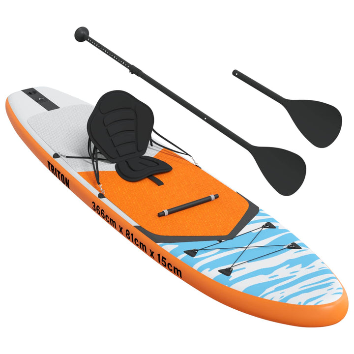 SUP board med sæde 2-i-1 TRITON 366 x 81 x 15 cm Blå