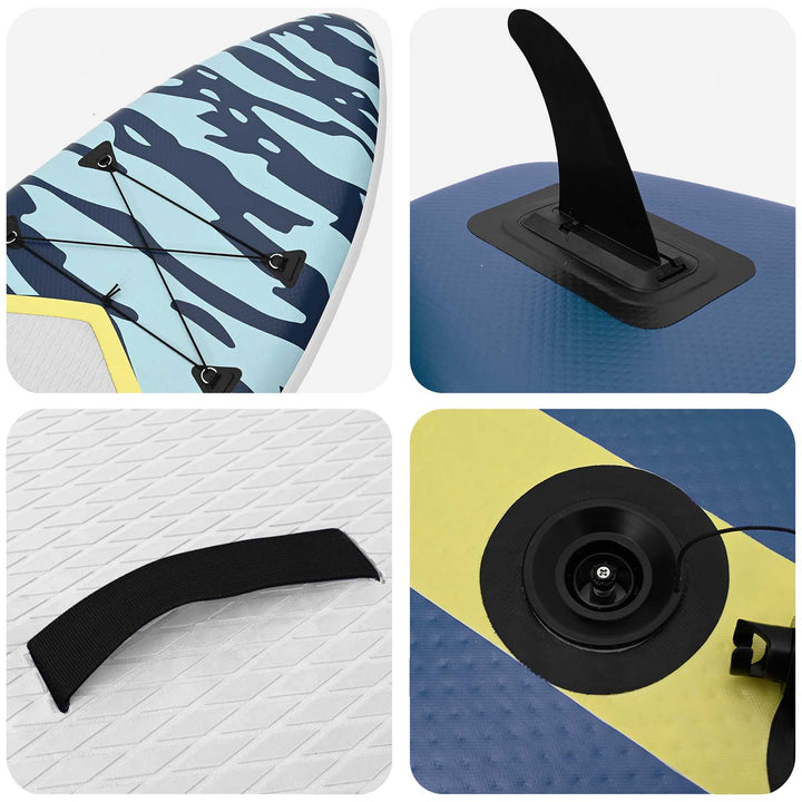 SUP board med sæde 2-i-1 APEX 366 x 81 x 15 cm Blå