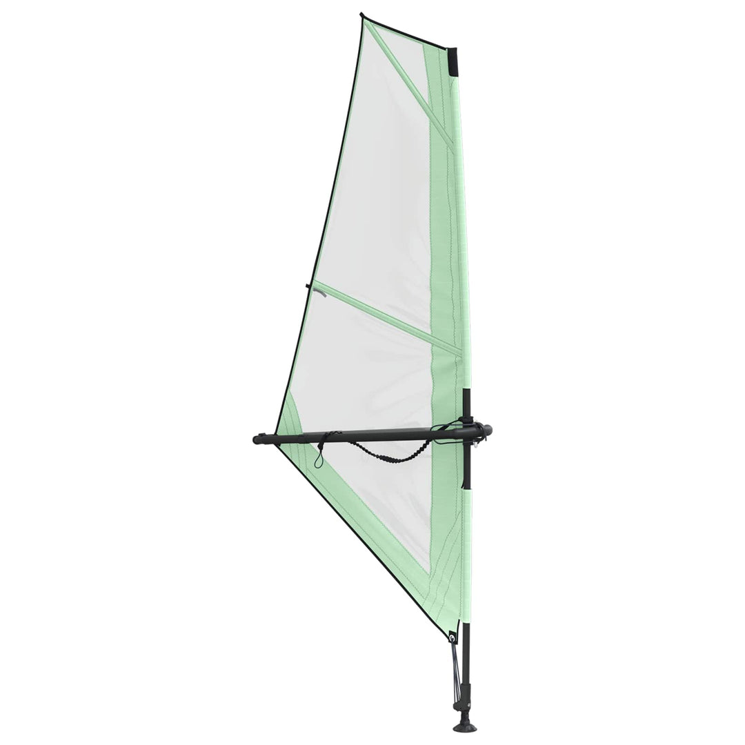 Oppusteligt SUP Board med Sejl POSEIDON 330 x 76 x 15 cm Grøn