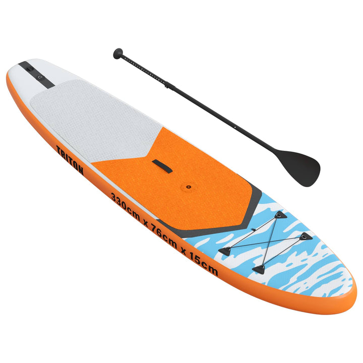 Oppusteligt SUP Board med Sejl TRITON 330 x 76 x 15 cm Blå
