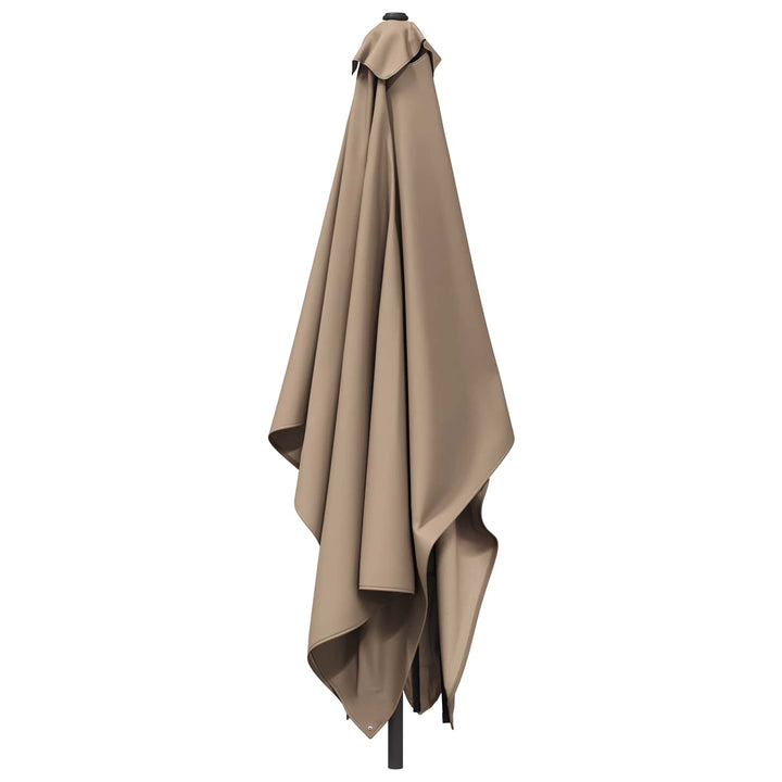 Havesol 200 x 300 cm Polyester Rektangulær Gråbrun