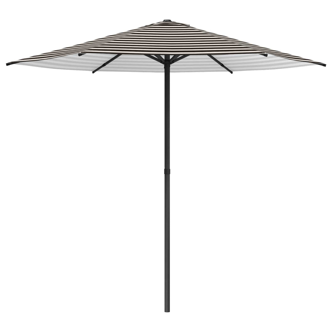 Havesol 230 x 230 cm Polyester Rektangulær Sort og Hvid