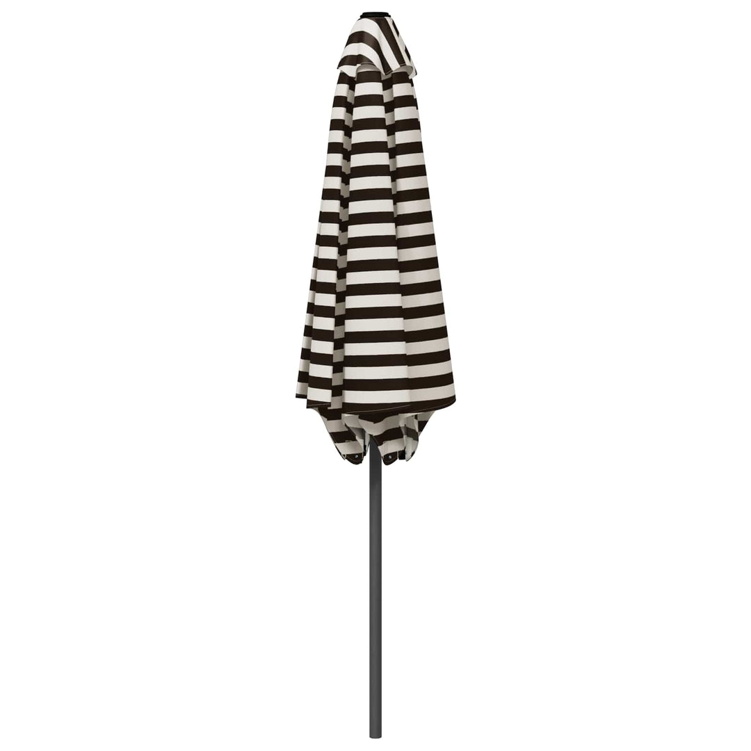 Havesol 230 x 230 cm Polyester Rektangulær Sort og Hvid